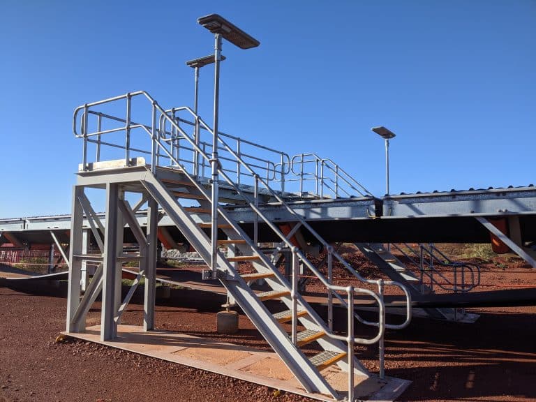 Solar Conveyor Lighting for Mine Sites